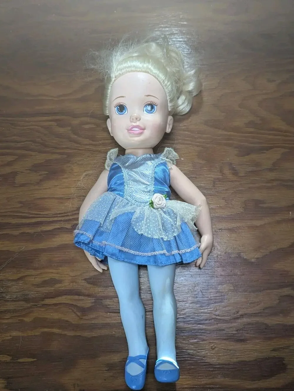 Disney Princess Cinderella My First Toddler Doll 14.5 Inch Doll Blue Dress